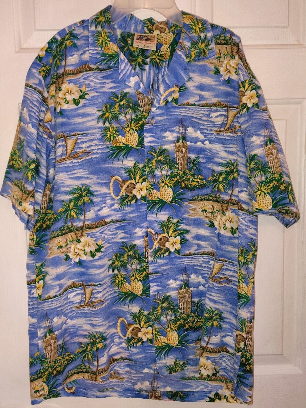 Winnie Fashion Men's Retro Hawaiian Shirt